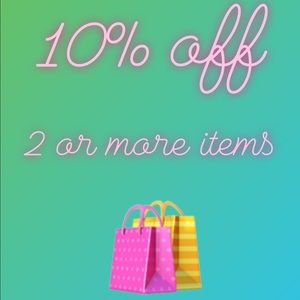 Make me an offer and check out my seller discount